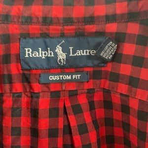 Red plaid Ralph Lauren Shirt